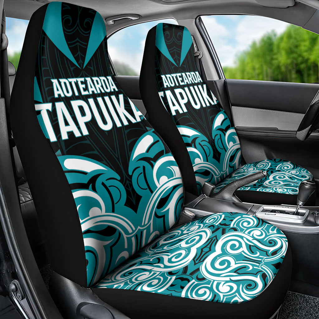 Aotearoa Tapuika Car Seat Cover New Zealand Traditional Maori Pattern