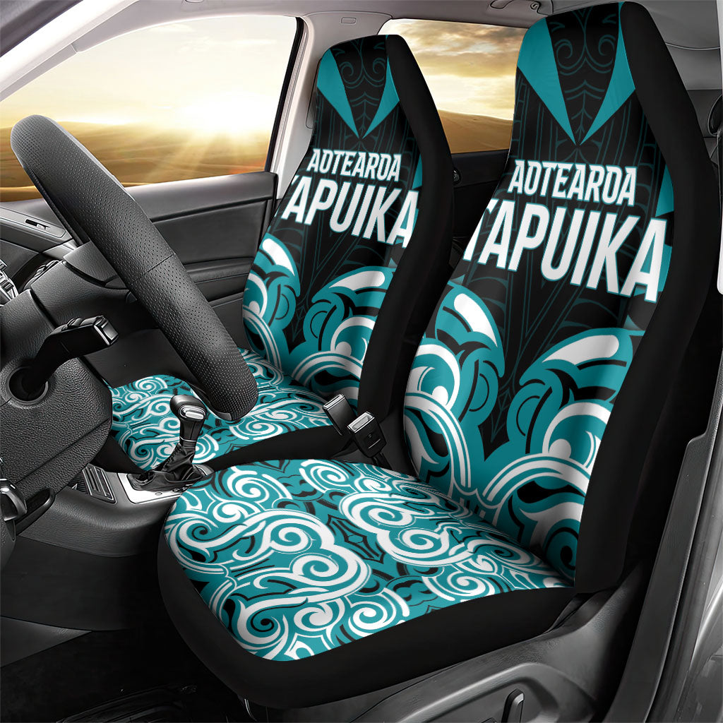 Aotearoa Tapuika Car Seat Cover New Zealand Traditional Maori Pattern