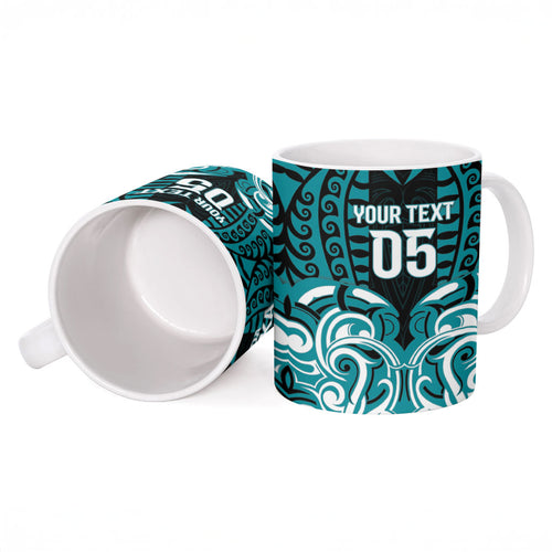 Custom Aotearoa Tapuika Ceramic Mug New Zealand Traditional Maori Pattern
