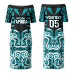 Custom Aotearoa Tapuika Couples Matching Puletasi and Hawaiian Shirt New Zealand Traditional Maori Pattern