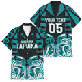 Custom Aotearoa Tapuika Family Matching Mermaid Dress and Hawaiian Shirt New Zealand Traditional Maori Pattern