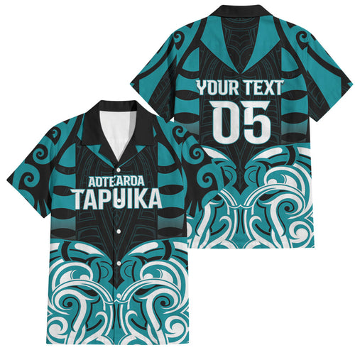 Custom Aotearoa Tapuika Family Matching Summer Maxi Dress and Hawaiian Shirt New Zealand Traditional Maori Pattern
