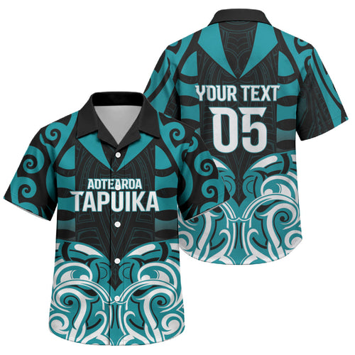 Custom Aotearoa Tapuika Family Matching Summer Maxi Dress and Hawaiian Shirt New Zealand Traditional Maori Pattern