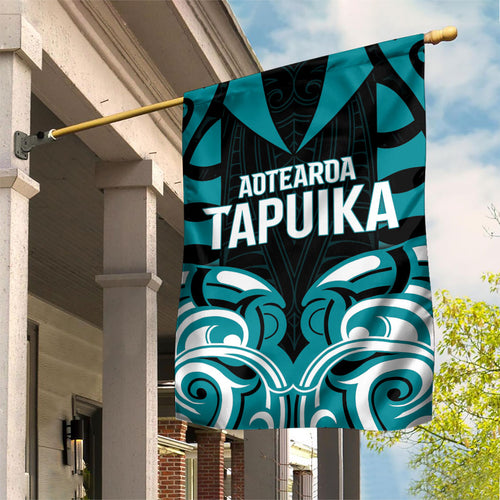 Aotearoa Tapuika Garden Flag New Zealand Traditional Maori Pattern