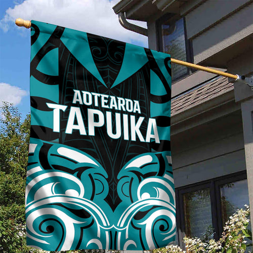 Aotearoa Tapuika Garden Flag New Zealand Traditional Maori Pattern