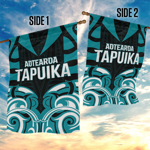 Aotearoa Tapuika Garden Flag New Zealand Traditional Maori Pattern