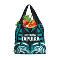 Aotearoa Tapuika Grocery Bag New Zealand Traditional Maori Pattern
