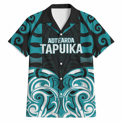 Custom Aotearoa Tapuika Hawaiian Shirt New Zealand Traditional Maori Pattern