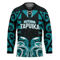 Custom Aotearoa Tapuika Hockey Jersey New Zealand Traditional Maori Pattern