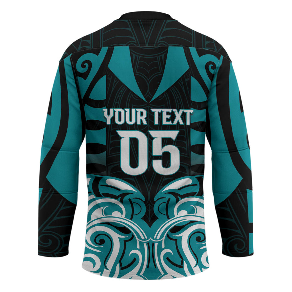 Custom Aotearoa Tapuika Hockey Jersey New Zealand Traditional Maori Pattern
