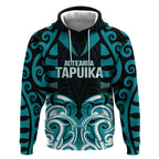 Custom Aotearoa Tapuika Hoodie New Zealand Traditional Maori Pattern