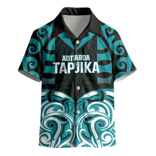 Custom Aotearoa Tapuika Kid Hawaiian Shirt New Zealand Traditional Maori Pattern