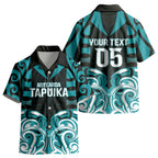 Custom Aotearoa Tapuika Kid Hawaiian Shirt New Zealand Traditional Maori Pattern