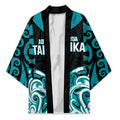 Custom Aotearoa Tapuika Kimono New Zealand Traditional Maori Pattern
