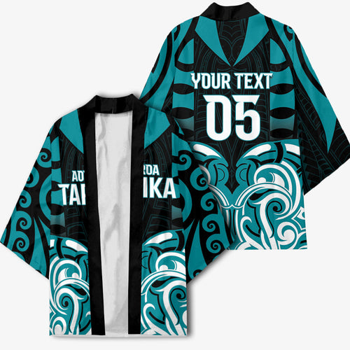 Custom Aotearoa Tapuika Kimono New Zealand Traditional Maori Pattern
