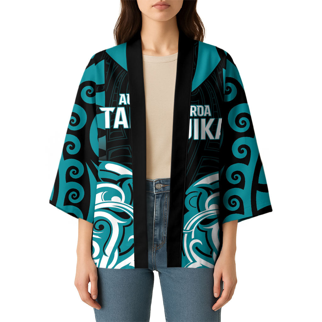 Custom Aotearoa Tapuika Kimono New Zealand Traditional Maori Pattern