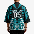 Custom Aotearoa Tapuika Kimono New Zealand Traditional Maori Pattern