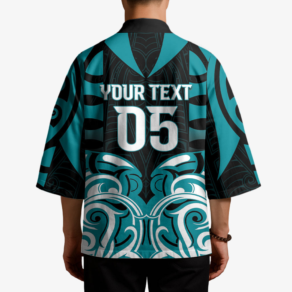 Custom Aotearoa Tapuika Kimono New Zealand Traditional Maori Pattern