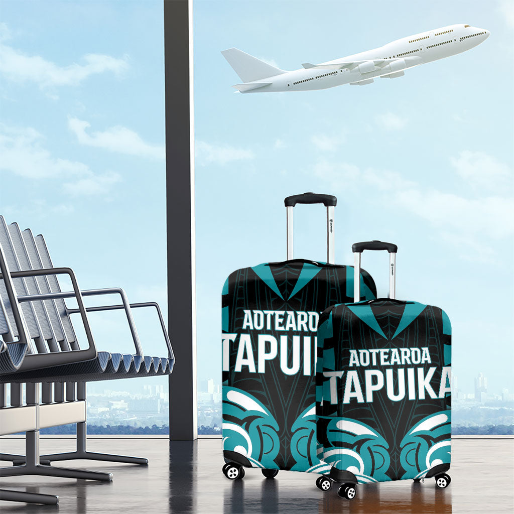 Aotearoa Tapuika Luggage Cover New Zealand Traditional Maori Pattern