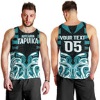 Custom Aotearoa Tapuika Men Tank Top New Zealand Traditional Maori Pattern