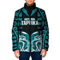 Custom Aotearoa Tapuika Padded Jacket New Zealand Traditional Maori Pattern