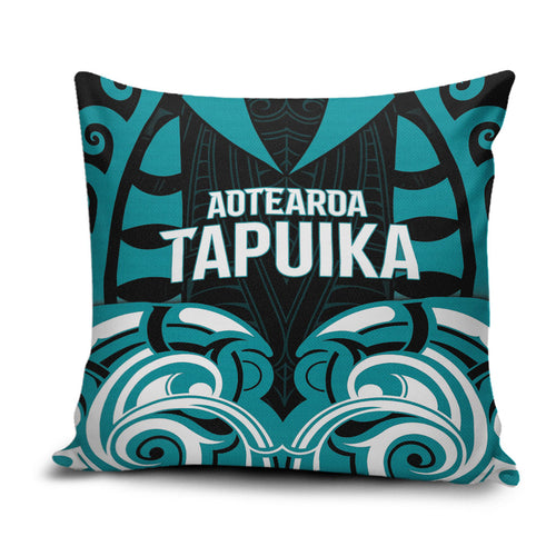 Aotearoa Tapuika Pillow Cover New Zealand Traditional Maori Pattern