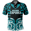 Custom Aotearoa Tapuika Polo Shirt New Zealand Traditional Maori Pattern