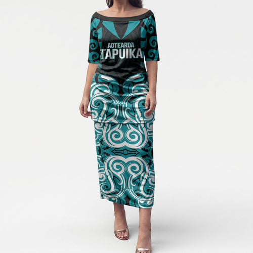 Custom Aotearoa Tapuika Puletasi New Zealand Traditional Maori Pattern