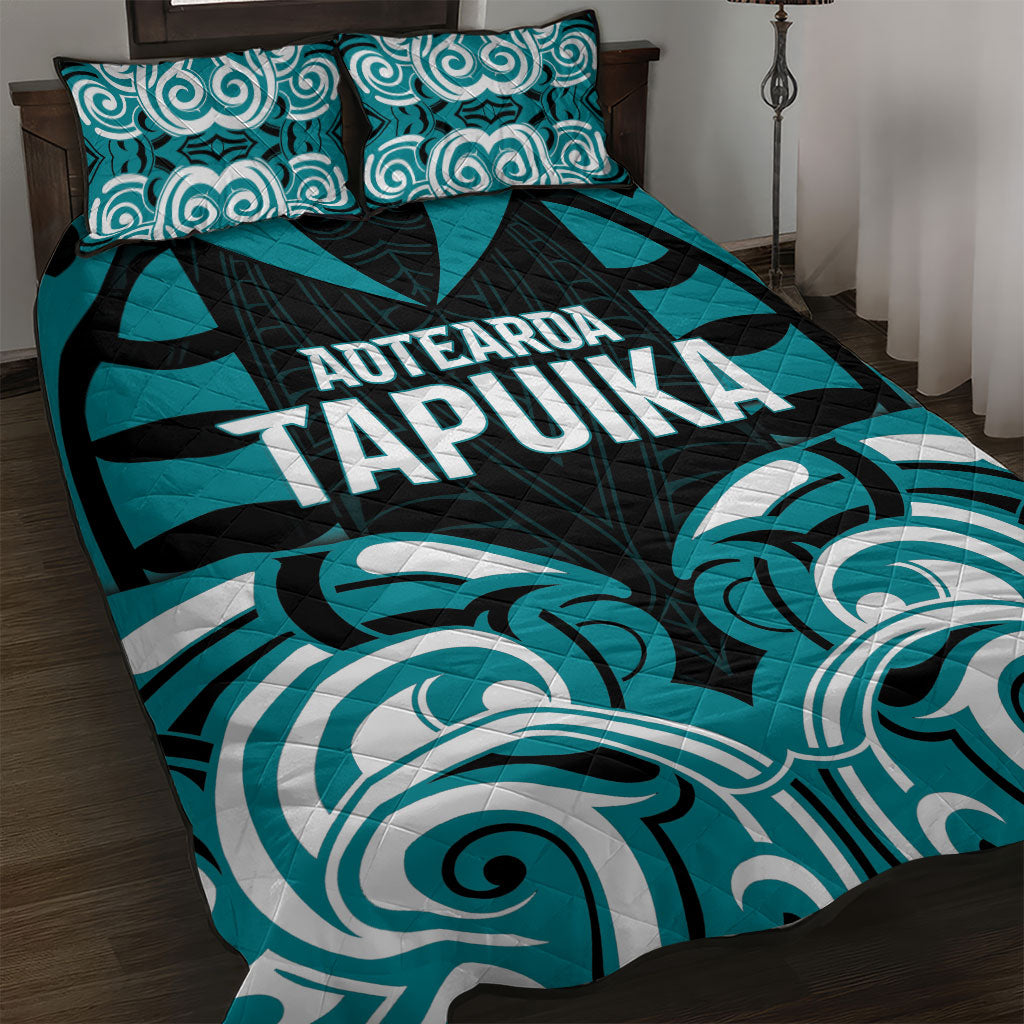 Aotearoa Tapuika Quilt Bed Set New Zealand Traditional Maori Pattern