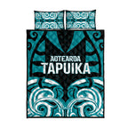 Aotearoa Tapuika Quilt Bed Set New Zealand Traditional Maori Pattern