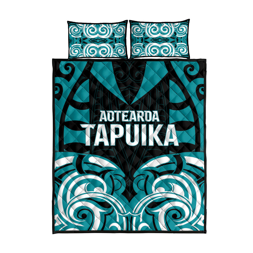 Aotearoa Tapuika Quilt Bed Set New Zealand Traditional Maori Pattern