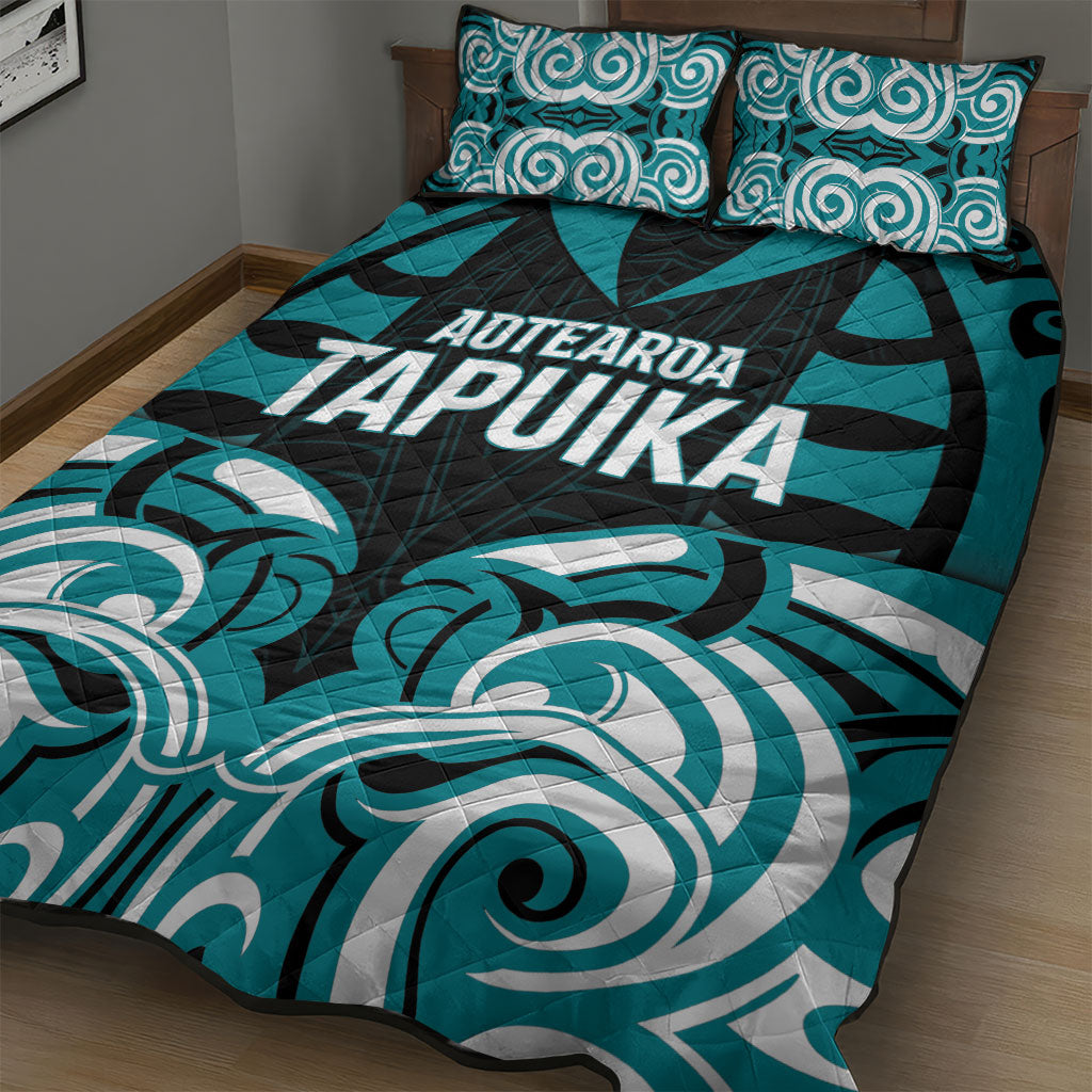 Aotearoa Tapuika Quilt Bed Set New Zealand Traditional Maori Pattern