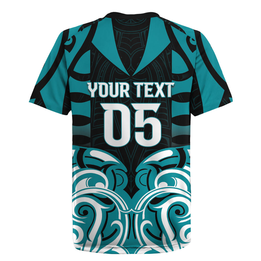 Custom Aotearoa Tapuika Rugby Jersey New Zealand Traditional Maori Pattern