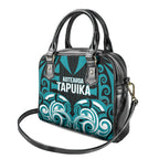 Aotearoa Tapuika Shoulder Handbag New Zealand Traditional Maori Pattern