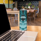 Custom Aotearoa Tapuika Skinny Tumbler New Zealand Traditional Maori Pattern