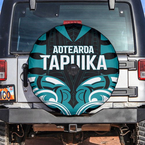 Aotearoa Tapuika Spare Tire Cover New Zealand Traditional Maori Pattern