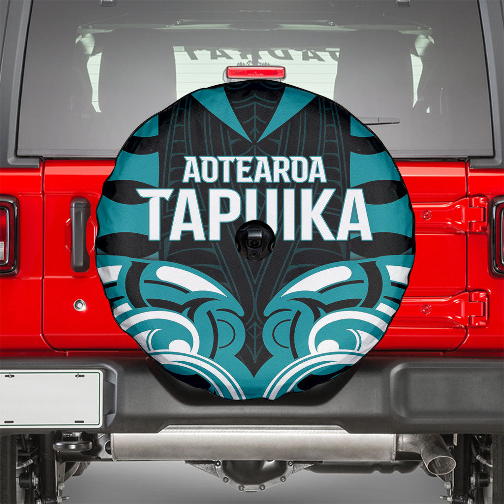 Aotearoa Tapuika Spare Tire Cover New Zealand Traditional Maori Pattern