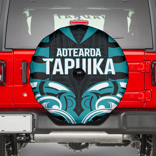 Aotearoa Tapuika Spare Tire Cover New Zealand Traditional Maori Pattern