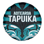 Aotearoa Tapuika Spare Tire Cover New Zealand Traditional Maori Pattern