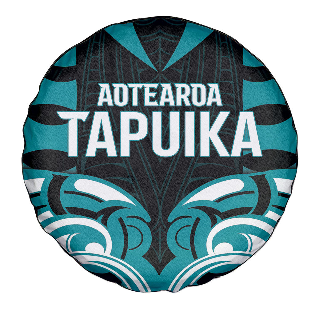 Aotearoa Tapuika Spare Tire Cover New Zealand Traditional Maori Pattern