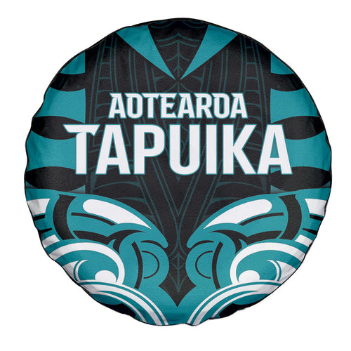 Aotearoa Tapuika Spare Tire Cover New Zealand Traditional Maori Pattern