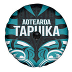 Aotearoa Tapuika Spare Tire Cover New Zealand Traditional Maori Pattern