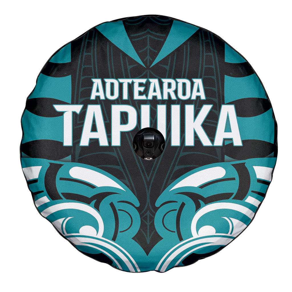 Aotearoa Tapuika Spare Tire Cover New Zealand Traditional Maori Pattern