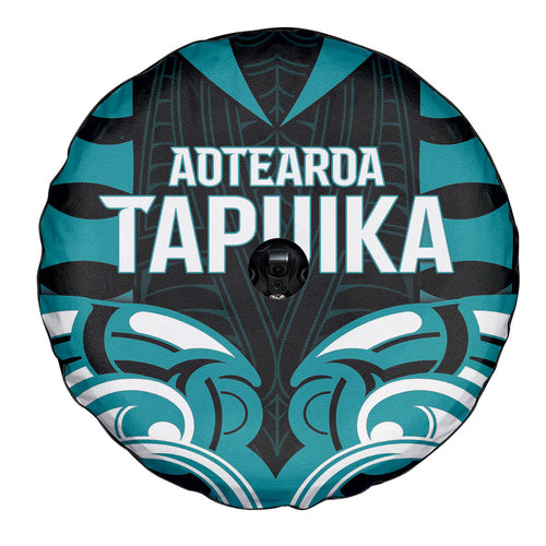 Aotearoa Tapuika Spare Tire Cover New Zealand Traditional Maori Pattern