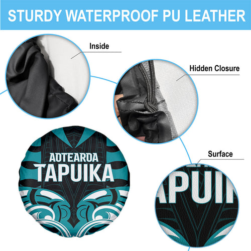 Aotearoa Tapuika Spare Tire Cover New Zealand Traditional Maori Pattern