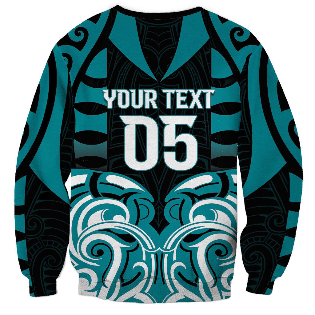 Custom Aotearoa Tapuika Sweatshirt New Zealand Traditional Maori Pattern