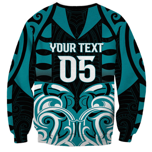 Custom Aotearoa Tapuika Sweatshirt New Zealand Traditional Maori Pattern