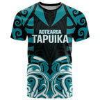 Custom Aotearoa Tapuika T Shirt New Zealand Traditional Maori Pattern