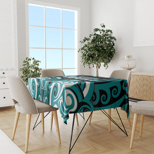 Aotearoa Tapuika Tablecloth New Zealand Traditional Maori Pattern