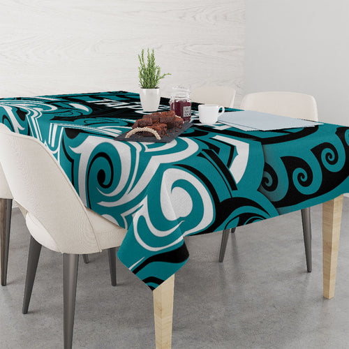 Aotearoa Tapuika Tablecloth New Zealand Traditional Maori Pattern